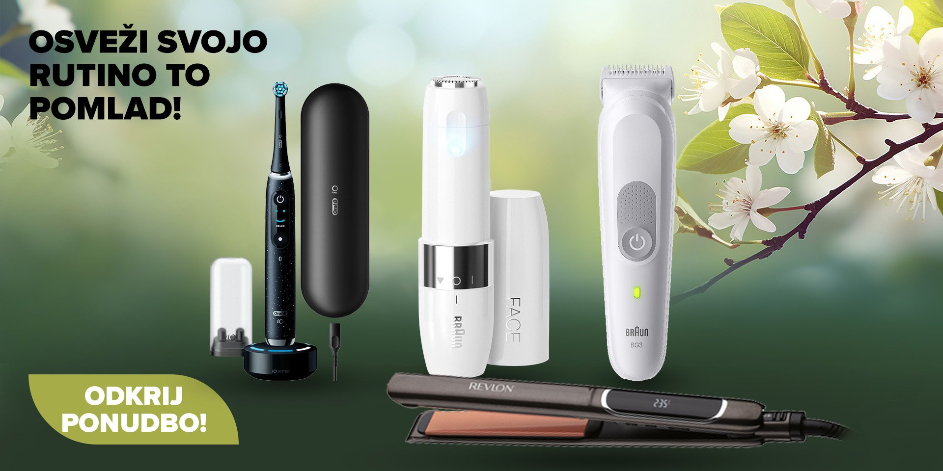 Akcijska ponudba aparatov za osebno nego